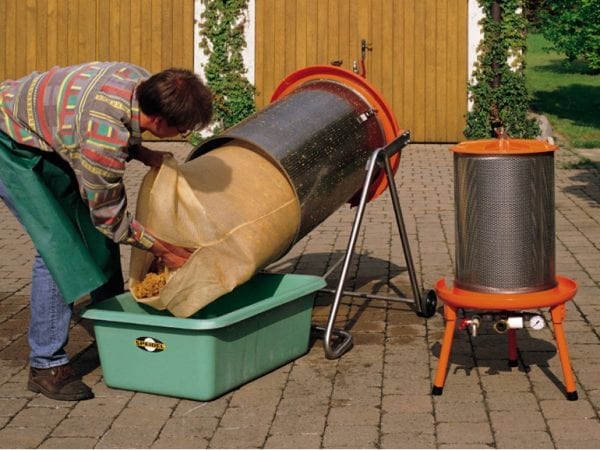 Hydropress 180L - Orange Aluminium Cast - Image 3
