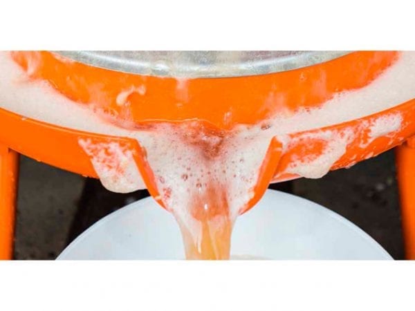 Hydropress 180L - Orange Aluminium Cast - Image 4