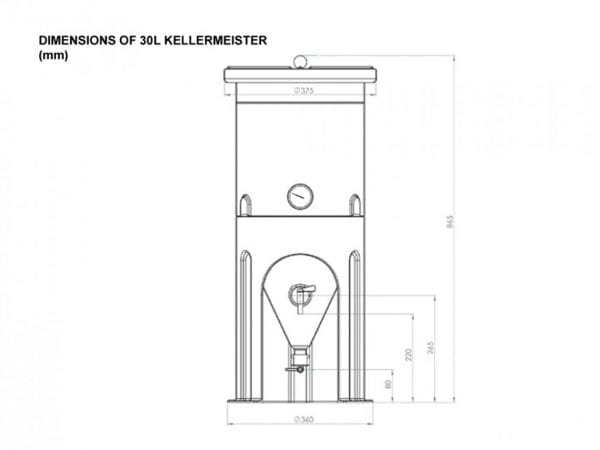 Kellermeister Conical Fermenter - Image 2